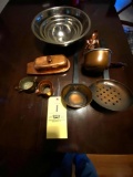Copper and Brass Kitchen items