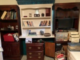 Bookcases and 2 drawer end table