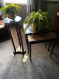 Stack tables and marble top plant stand