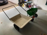Lawn cart and spreader