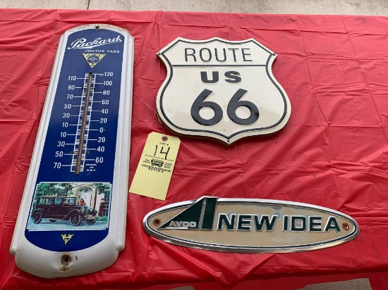 Packard Thermometer - New Idea -Route 66 Signs