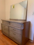 Basset Oak Double Bed, Dresser and Chest of Drawers