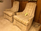 2 upholstered chairs