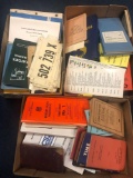 Collection of vintage railroad paperwork, manuals, timetable, brochures, books, etc.