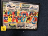 Vintage football cards and vintage military collector cards