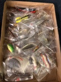 Flat of fishing lures