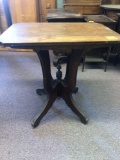 Wooden side table or Victorian lamp table