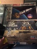 First Lunar Landing and Apollo Saturn model kits