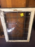 Lead glass window