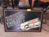 Coors Beer lightup sign the Silver bullet