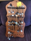 Souvenir spoon collection