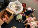 Vintage toys, dolls, clowns and miscellaneous