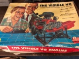 The Visible V8 transparent operating auto engine assembly kit