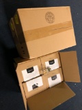 Three cases of Amazon 60 white dimmable LED light bulbs