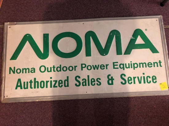 Noma Outdoor Power Equipment Authorized Sales and Service metal sign