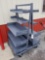 Industrial rack with adjustable shelves