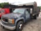 1998 GMC 1 ton flatbed dump truck