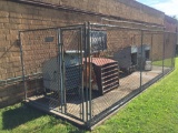 8 x 16 three sided dog run 