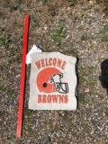 Concrete Cleveland Browns plaque