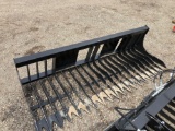 New skid steer rock bucket