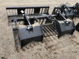 New skid steer grapple bucket