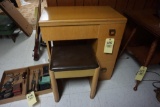 Singer console sewing machine