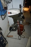 Johnson 6HP outboard motor w/ stand & gas tank