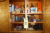 Hand planes, toolbox, hardware, number stamps
