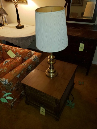 Set of Matching End Tables and Lamps