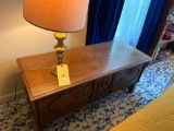 Lamp and Cedar Chest