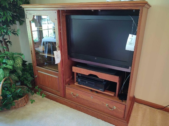 Oak Entertainment Center