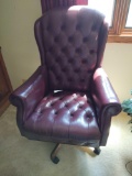 Leather Tufted Desk Chair