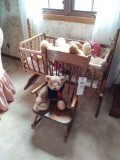 Bassinet, Children's Rocker and Bears