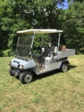 Electric Club Car. Carryall 1 with charger and dump bed