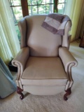Leather High Back Reclining Chair