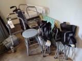 Assorted Medical Equipment & Camp Chairs
