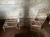 (3) Metal Patio Chairs