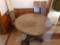Round Table with 2 Leaves and 1 Chair