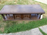 Wood Carved Coffee Table