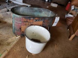 Copper Boiler, Enamel Pot