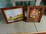 2 Framed Oil on Canvas Signed