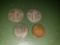(2) Standing Liberty Quarters, (1) Wheat Penny, (1) Indian Head