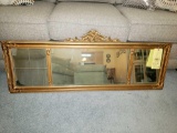 Beveled Gold Gilded Mirror