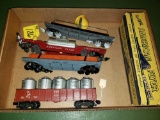 Assorted Train Cars with Accessories