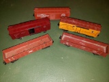 Assorted American Flyer S Gauge Train Cars