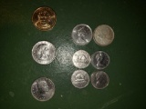 (3) US Dollar Coins, Canadian Coins