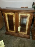 Lighted Glass-Front Cabinet