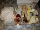 Stuffed Bears, Blankets, Dolls and Furniture