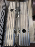 Finned aluminum valve covers SBC
