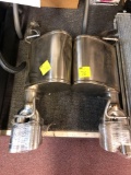 Two Corsa mufflers